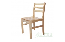樟子松横条餐椅