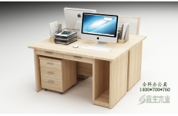 免漆板电脑桌 产品尺寸(mm):1400*700*760