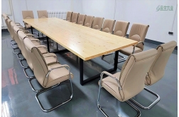钢木会议桌，可订制